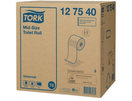 TORK COMPACTROL TOILETPAPIER UNIVERSAL COMPACT ROL AUTO SHIFT DS A 27 ROL REF 127540