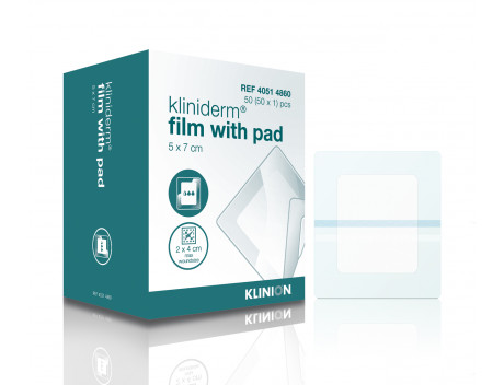 Kliniderm Film with Pad 5x7,2CM