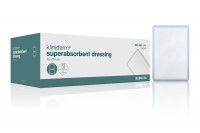Klinion advanced kliniderm superabsorbent dressing superabsorberend wondverband 10 x 20 cm niet steriel ref 40511711