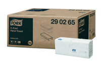 Tork papieren handdoek advanced 2-laags c-vouw 31x24,8cm h3 wit 290265
