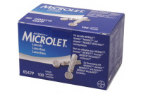 Bayer lancet an microlet per 100st steriel 82224638