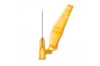 Sol-care veiligheidsnaald 25g 25x0.50mm oranje sn2510 steriel